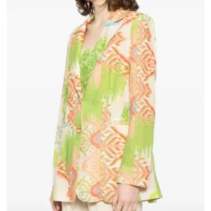 Great British Bake Off S15 Alison Hammond Graphic Print Blazer