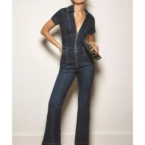 Grosse Pointe Garden Society Melissa Fumero Denim Jumpsuit