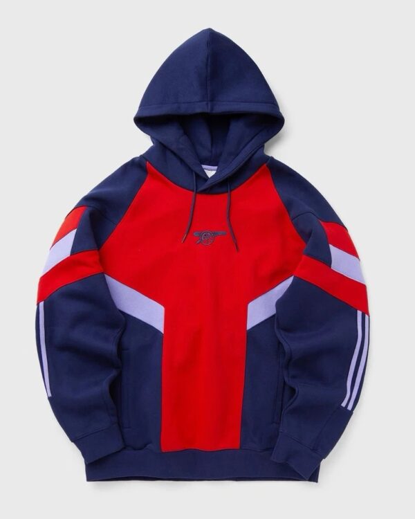 London Blue and Red Hoodie