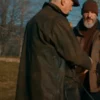 Mobland 2025 Pierce Brosnan Leather Jacket