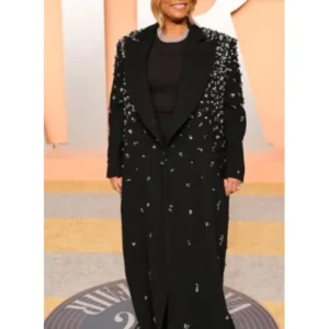 Queen Latifah 2025 Oscar Embellished Coat