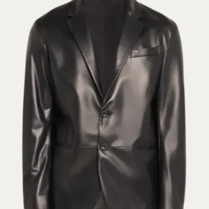 The Kelly Clarkson Show Michael Fassbender Leather Blazer