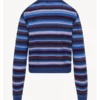 The Life List 2025 Sofia Carson Blue Striped Sweater
