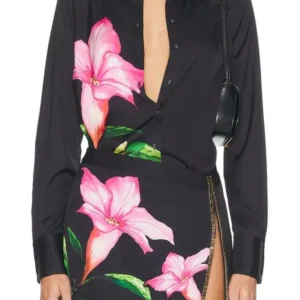 The Real Housewives of Beverly Hills S14 Erika Jayne Girardi Floral Shirt