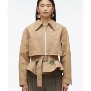 9-1-1 Angela Bassett Brown Utility Jacket