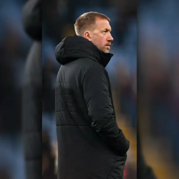 Aston Villa Black Puffer Jacket