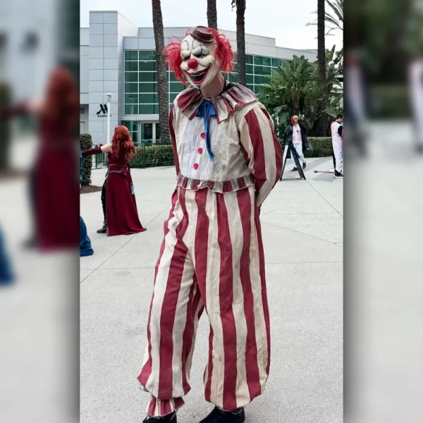 Clown in a Cornfield 2025 Red Suit