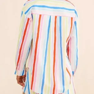 Good Morning America Emily Henry Striped 2025 Shirt