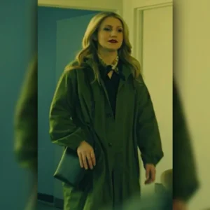 Happy Face Melissa Green Long Coat