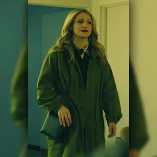 Happy Face Melissa Green Long Coat