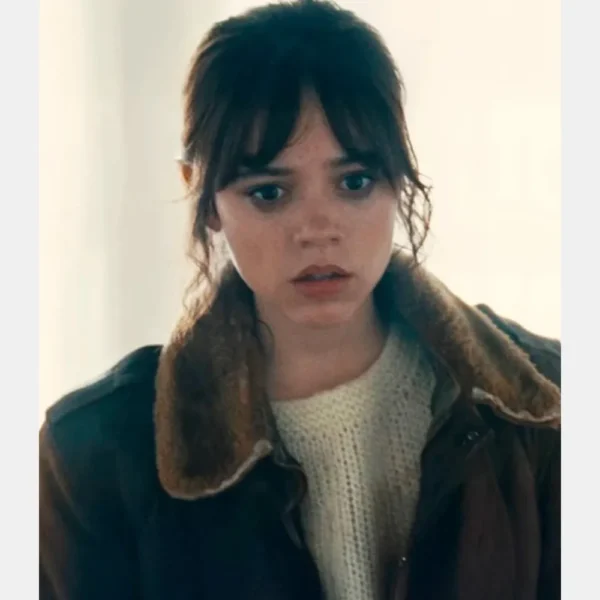Hurry Up Tomorrow 2025 Jenna Ortega Leather Jacket