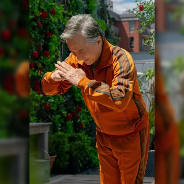 Jackie Chan Brown Tracksuit