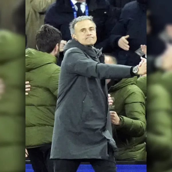 Luis Enrique Black Puffer Jacket