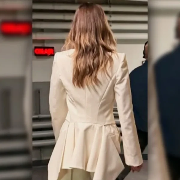 Meghann Fahy Jimmy Kimmel Live 2025 Blazer