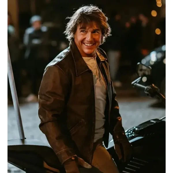 Mission Impossible The Final Reckoning Tom Cruise 2025 Leather Jacket