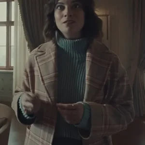 Nine Perfect Strangers Annie Murphy 2025 Plaid Coat