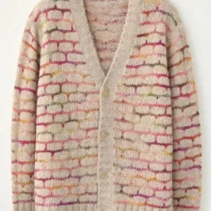 No Good Deed 2024 O-T Fagbenle 2025 Beige Patterned Cardigan