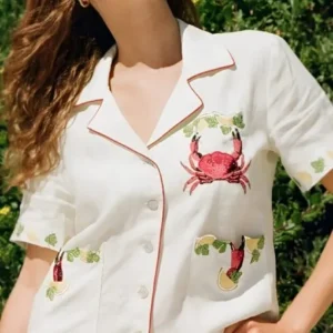 Poker Face Natasha Lyonne Crab Shirt