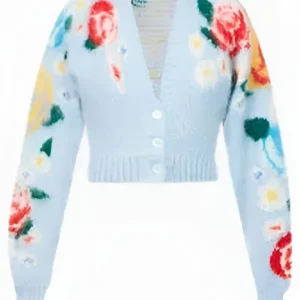 Poppas House S01 Amara Wayans Floral Mohair Sweater