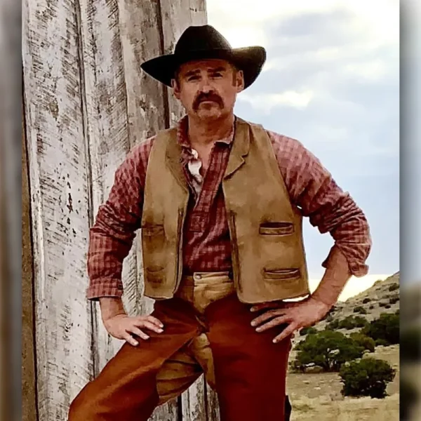 Rust Marty Lindsey Leather Vest