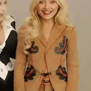 Sabrina Carpenters Camel Corduroy Jacket