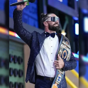 Seth Rollins 2025 Draft Blue Blazer