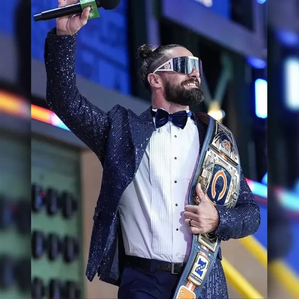 Seth Rollins 2025 Draft Blue Blazer