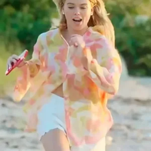 Sirens S01 Milly Alcock 2025 Orange Printed Shirt