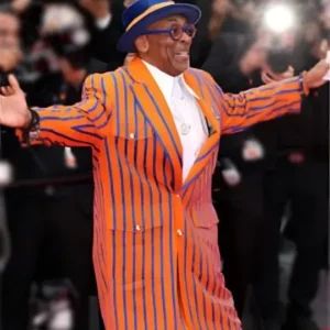 Spike Lee 78th Cannes Film Festival 2025 Striped Coat