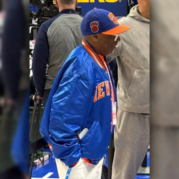 Spike Lee Caesars Arena Playoff New York Knicks Blue Jacket