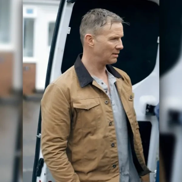 The Feud Rupert Penry Jones Brown Jacket