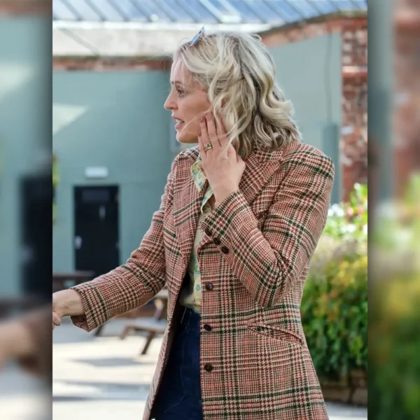 The Stolen Girl Denise Gough Plaid Wool Blazer