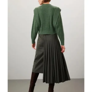 The Today Show 2025 Dylan Dreyer Knit Green Sweater