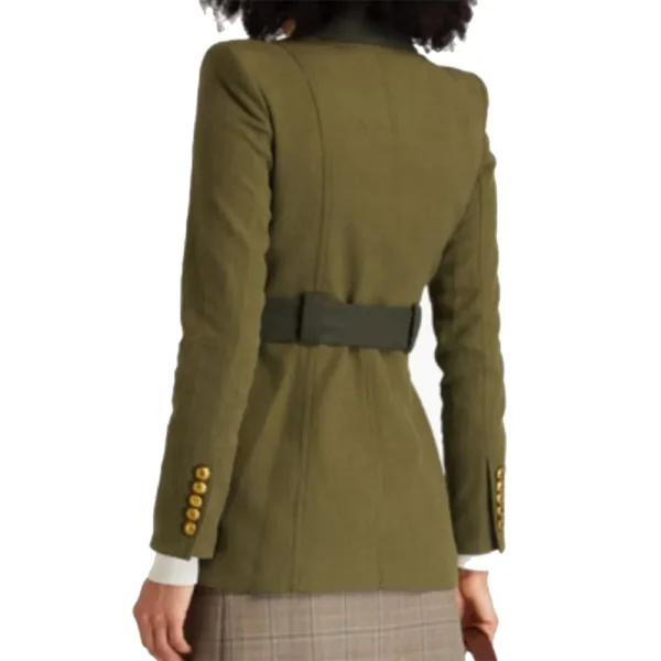 The Traitors US S03 Chrishell Stause 2025 Green Patch Pocket Jacket