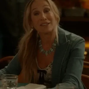 And Just Like That Sarah Jessica Parker Denim Blazer