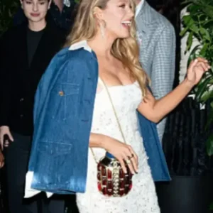 Blake Lively NYC Blue Denim Jacket