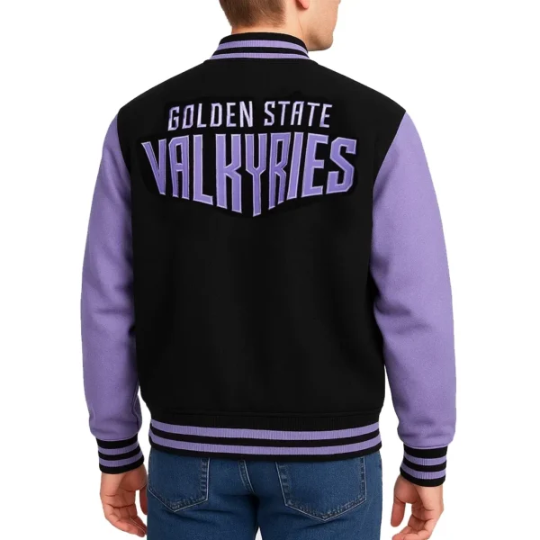 Golden State Valkyries Varsity Black And Purple 2025 Jacket