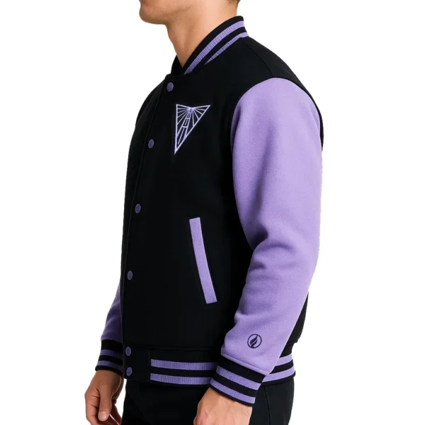 Golden State Valkyries Varsity Black And Purple Jacket