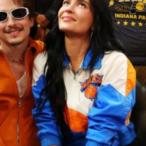 Kylie Jenner Knicks Game Jacket