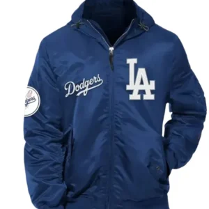 Los Angeles Dodgers New Era x Alpha Blue Bomber Jacket