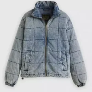 Resident Alien S04 Gracelyn Awad Rinke Blue Quilted Jacket