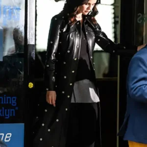 Selena Gomez NYC 2025 Black Trench Coat