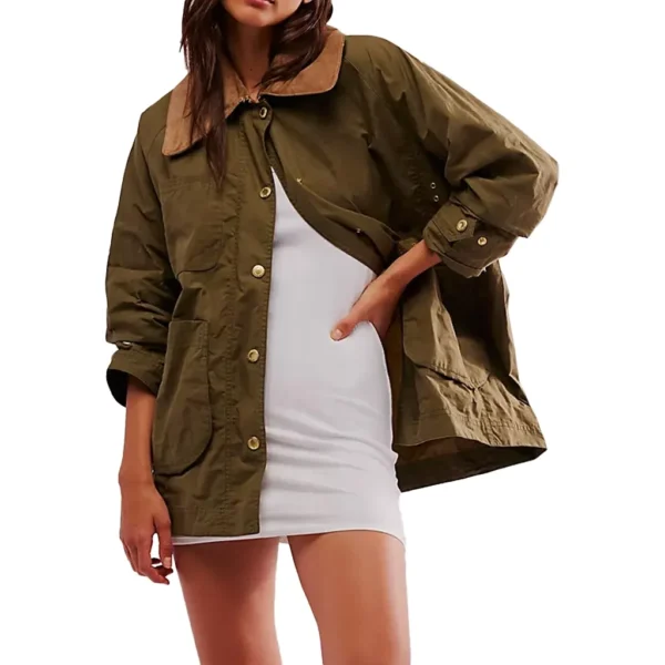 The Better Sister Jessica Biel brown Jacket